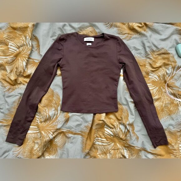 Babaton Contour Crew Longsleeve xs coffee bean - Picture 3 of 3